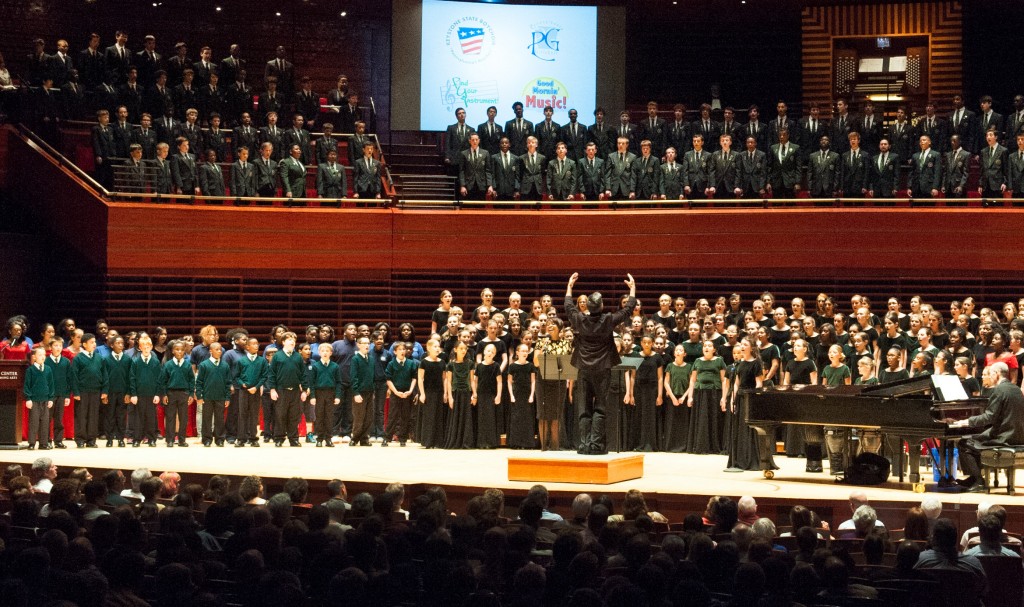 The choirs at Gala